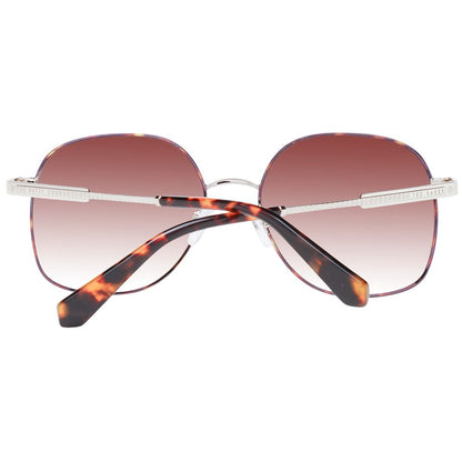 Brown Metal Sunglasses