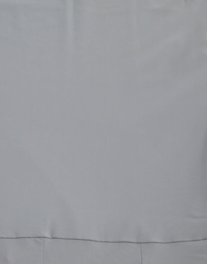 Gray Nylon Strapless Bodycon Jumpsuit Dress