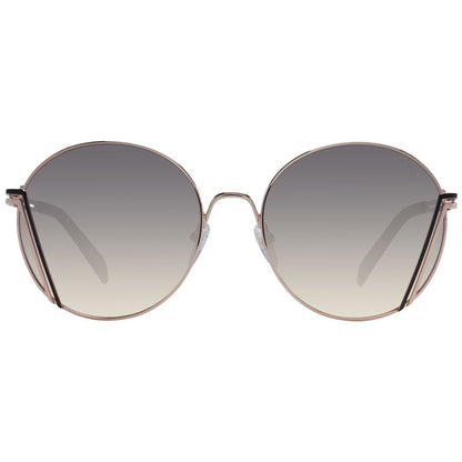 Rose Gold Metal Sunglasses