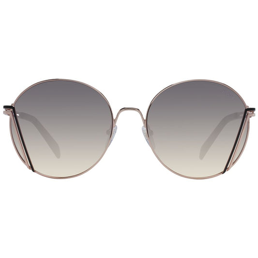 Rose Gold Metal Sunglasses