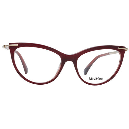 Burgundy Plastic Glasses (Frames)