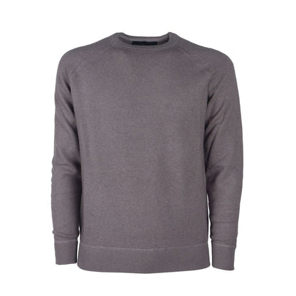 Gray Cashmere Men Sweater