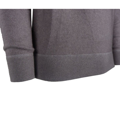 Gray Cashmere Men Sweater