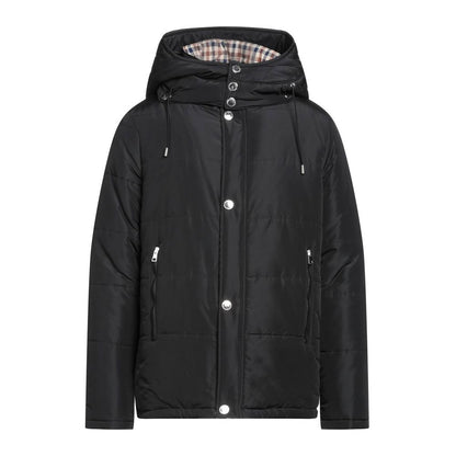 Black Polyamide Men's Jacket