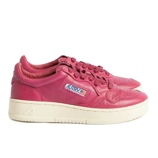 Fuchsia Goatskin Women Sneaker