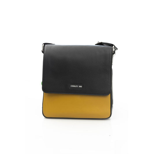 Yellow Leather Crossbody Bag
