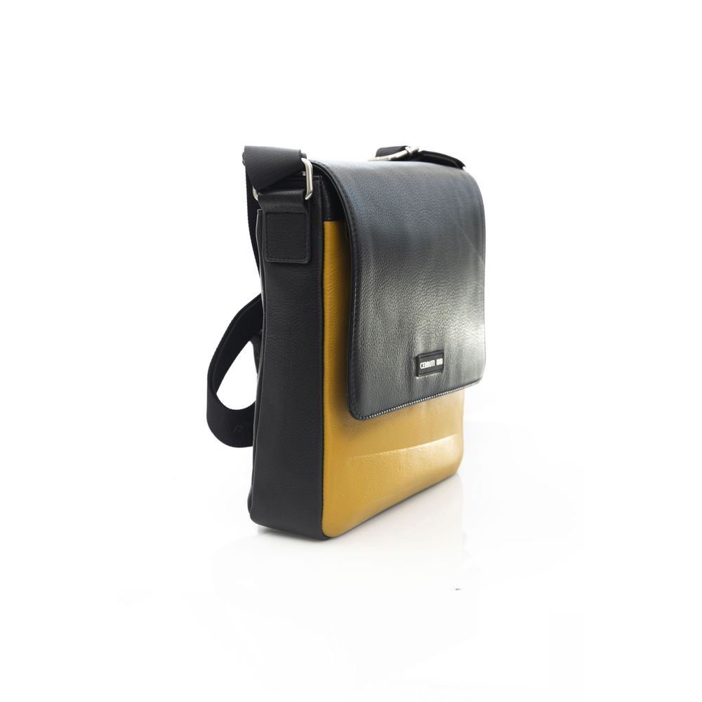 Yellow Leather Crossbody Bag