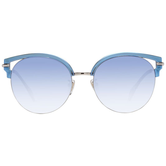 Blue Metal & Plastic Sunglasses