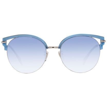 Blue Metal & Plastic Sunglasses