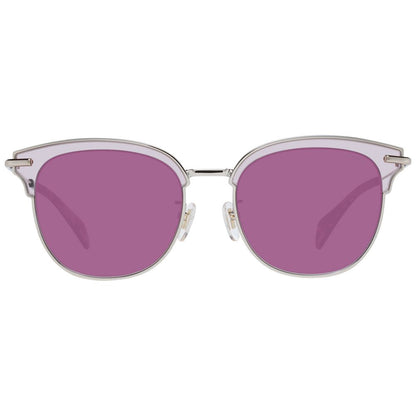 Burgundy Metal & Plastic Sunglasses