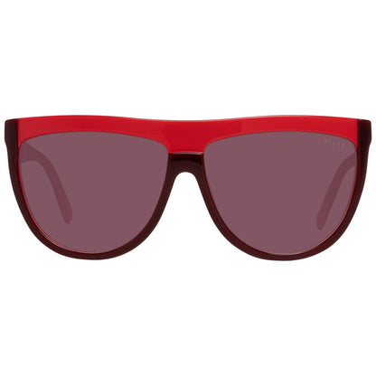 Burgundy Plastic Sunglasses