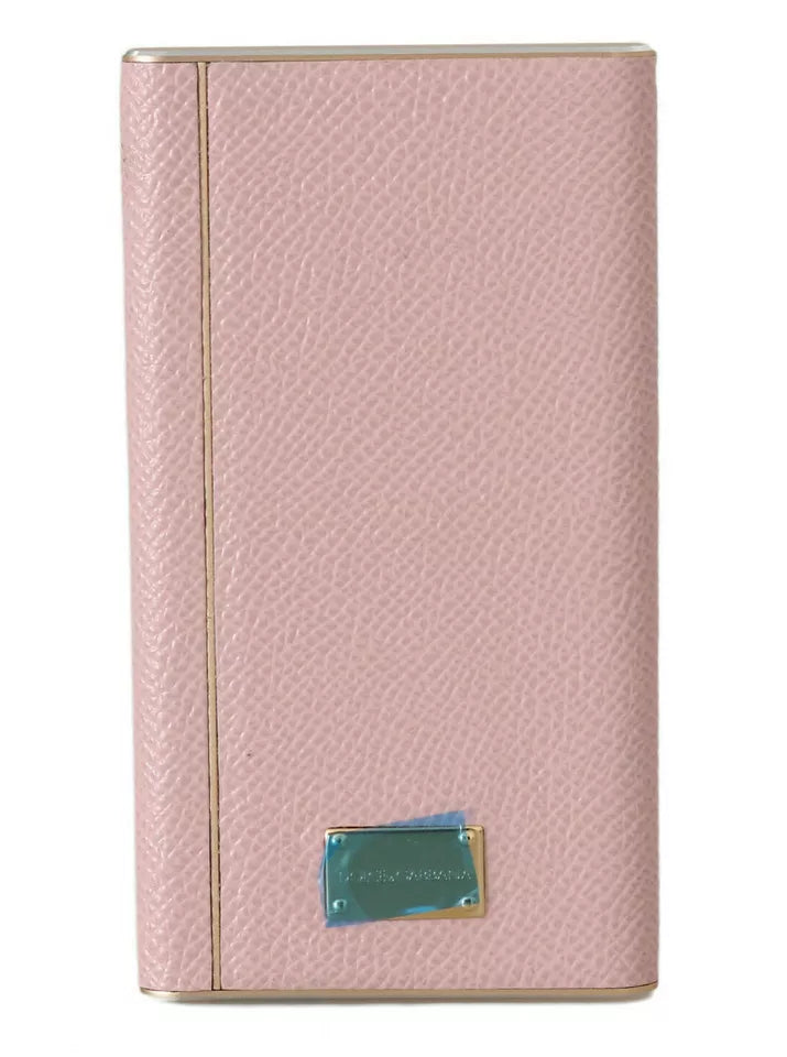Charger USB Pink Leather #DGFAMILY Power Bank