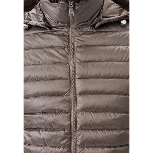 Gray Polyamide Men Jacket