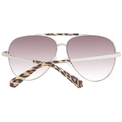 Brown Metal Sunglasses