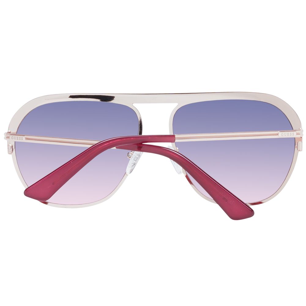 Rose Gold Metal Sunglasses