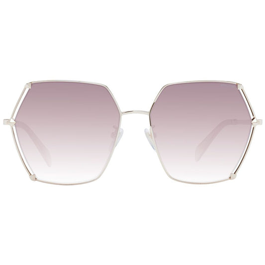 Rose Gold Metal Sunglasses