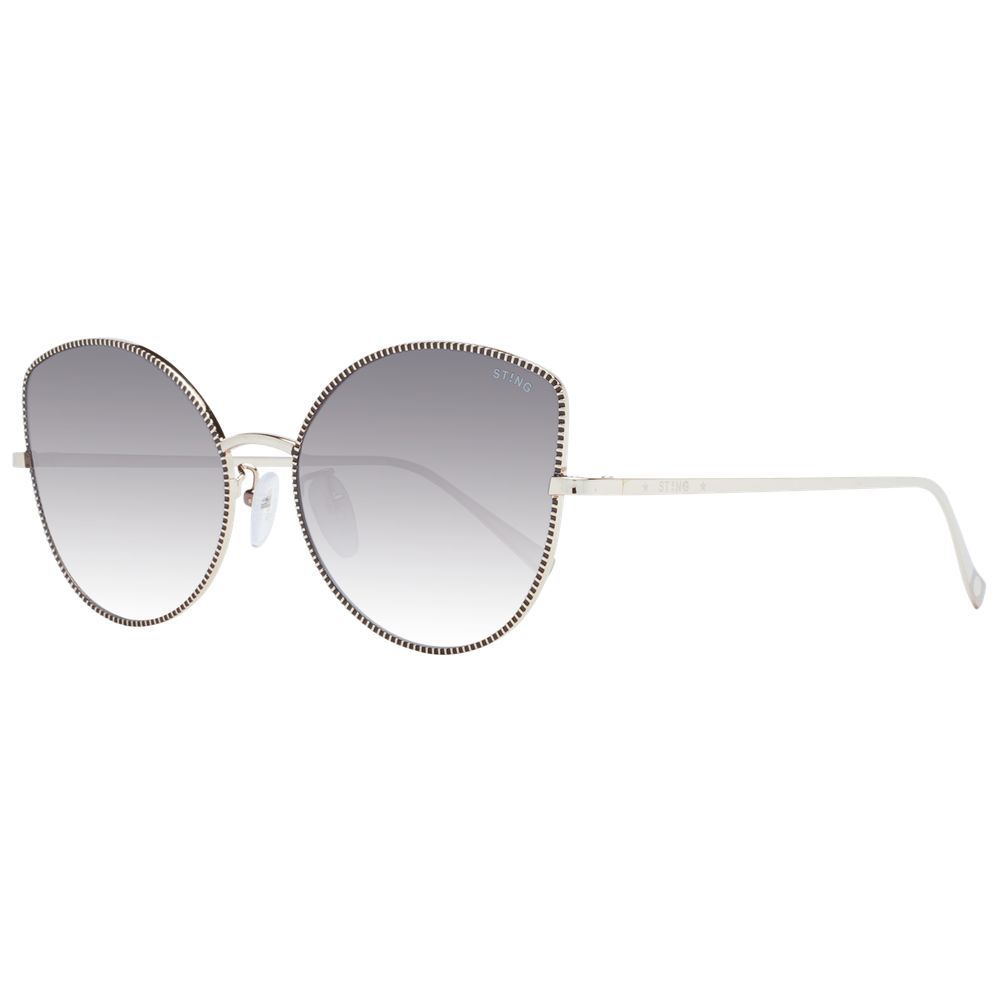 Rose Gold Metal Sunglasses