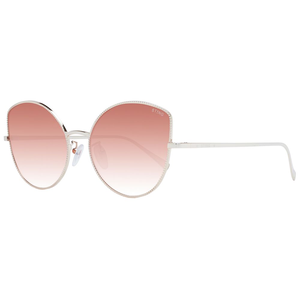 Rose Gold Metal Sunglasses