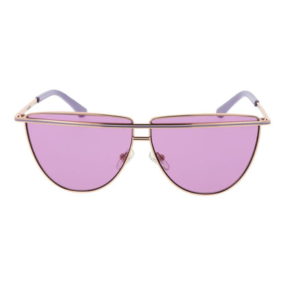 Rose Gold Metal Sunglasses