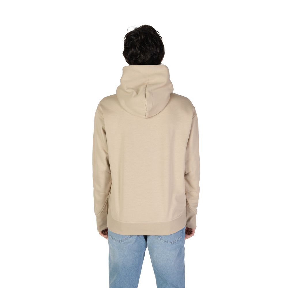 Beige Recycled Polyester Hoodie