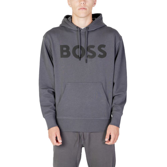 Gray Cotton Hoodie