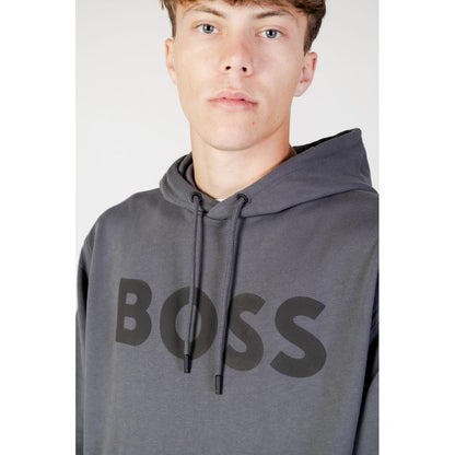Gray Cotton Hoodie