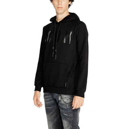 Black Cotton Hoodie