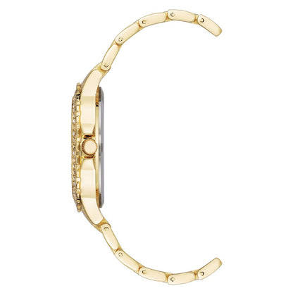 Gold Metal Dress Watch