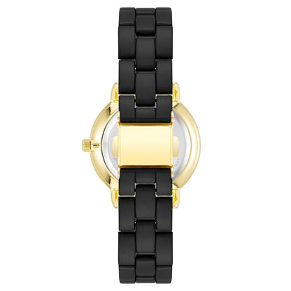 Black Metal Dress Watch