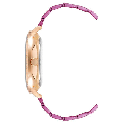 Multicolor Metal Dress Watch