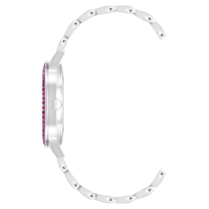 Multicolor Metal Dress Watch