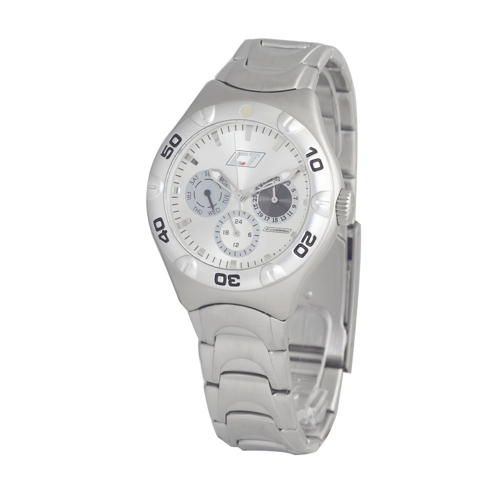Silver Stainless Steel Dress Watch