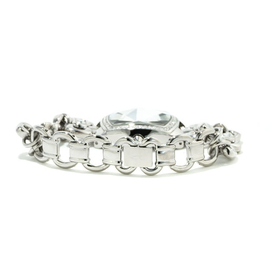 Silver Stainless Steel Dress Watch