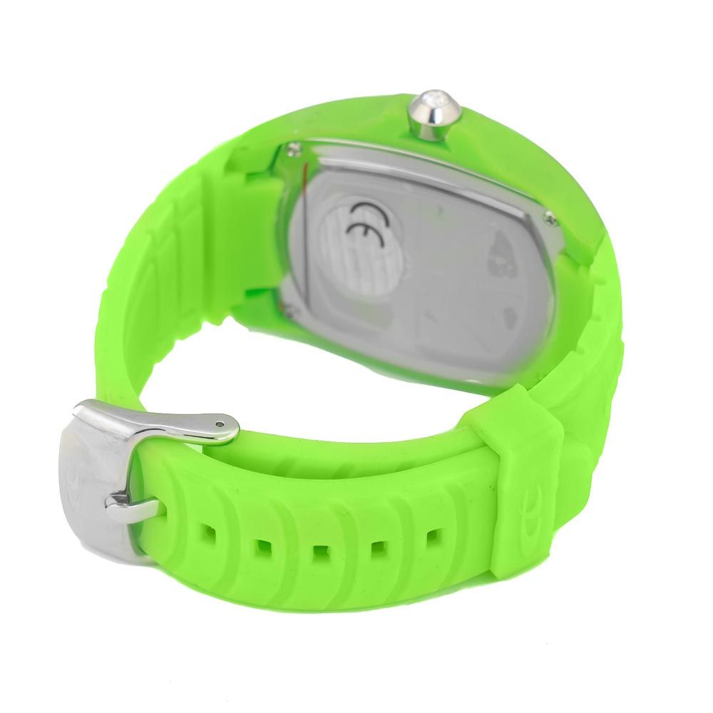 Green Rubber Bracelet Watch