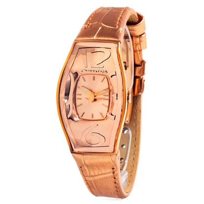 Multicolor Leather Dress Watch