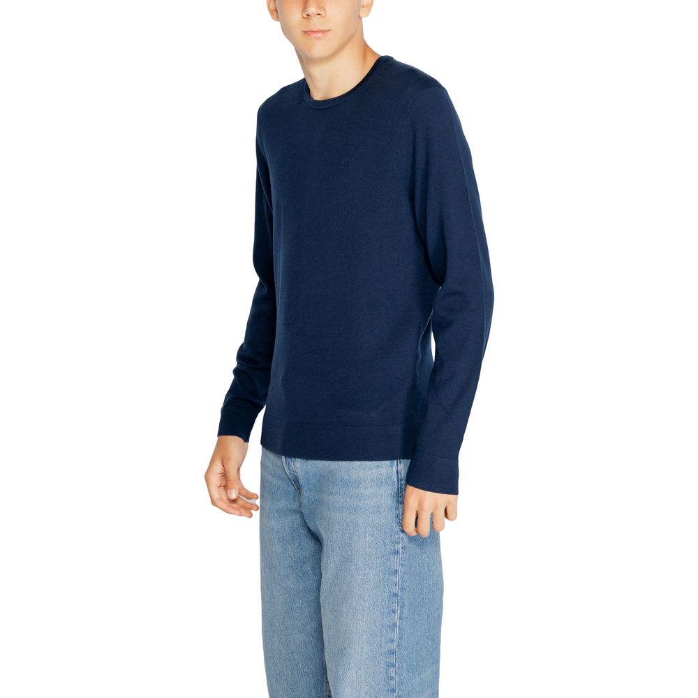 Blue Recycled Wool Sweatshirt