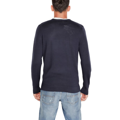 Blue Recycled Wool Sweatshirt