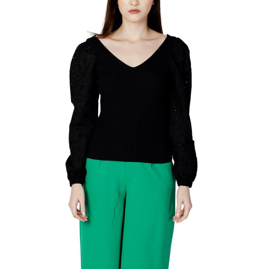 Black Cotton Sweatshirt