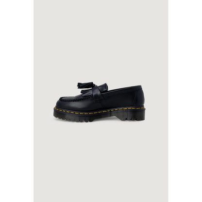 Black Leather Lace-Up Boots