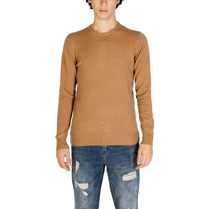 Brown Polyester Sweatshirt