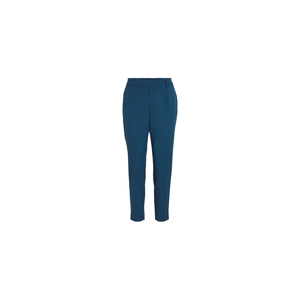 Blue Polyester Pants