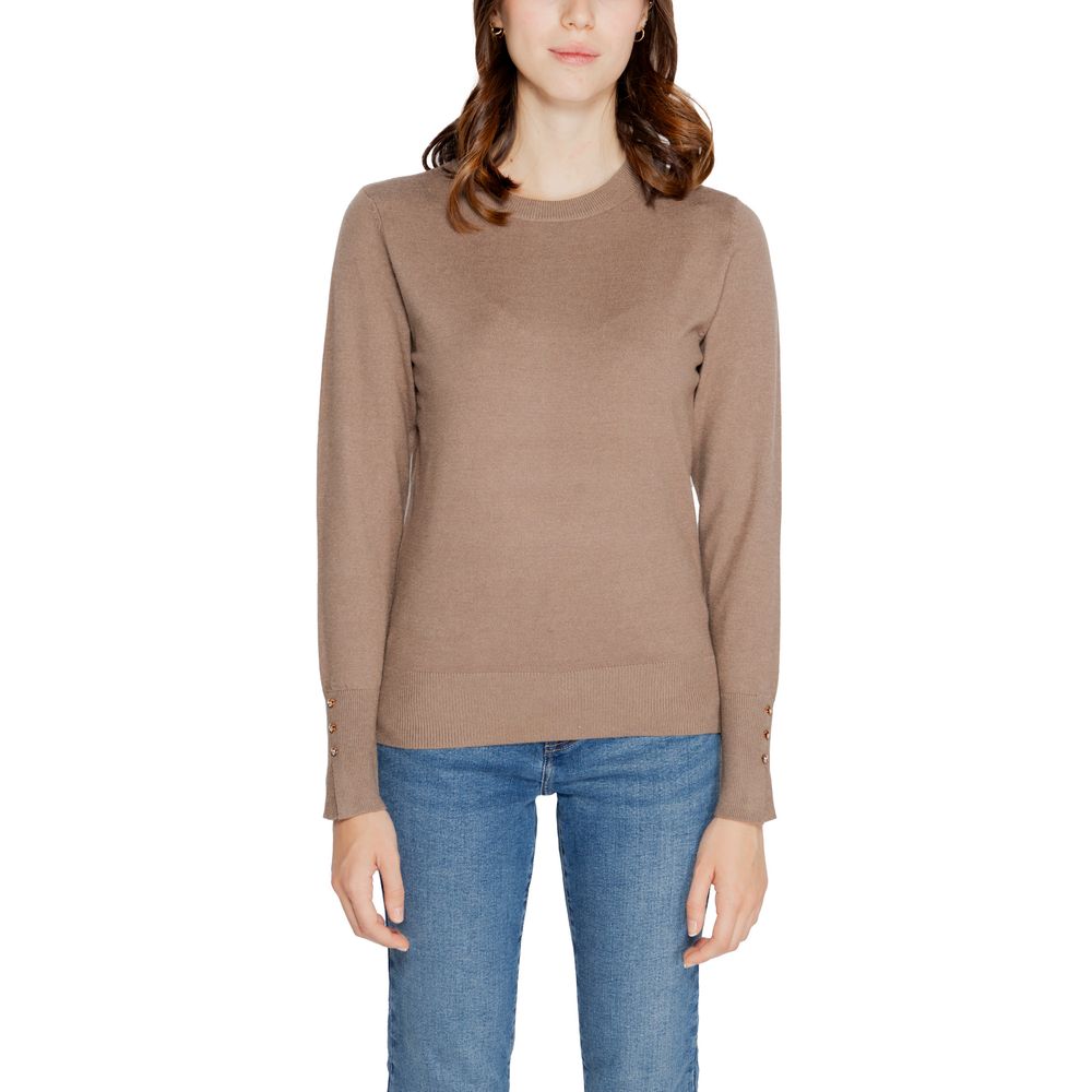 Beige Viscose Sweatshirt