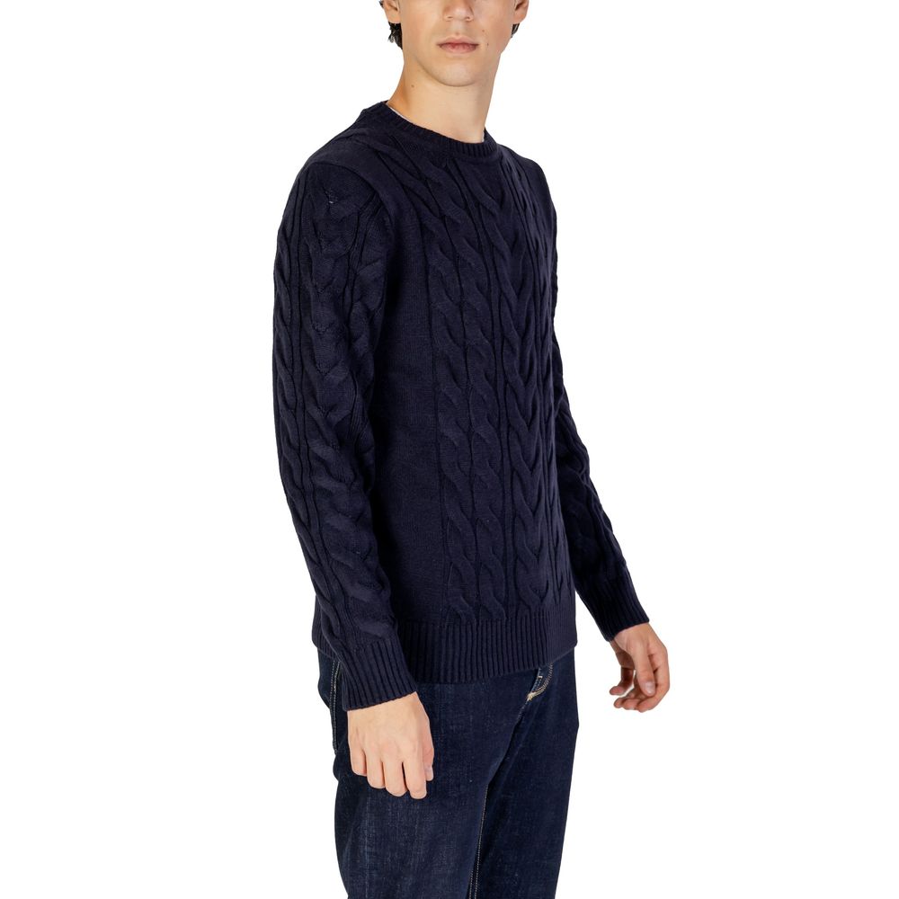 Blue Marabou Sweater