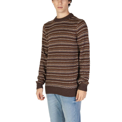 Brown Cotton Sweatshirt