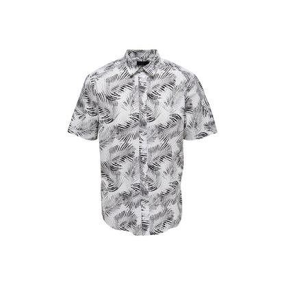 White Cotton Shortsleeve Shirt