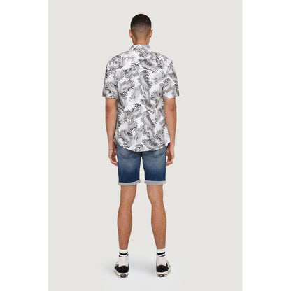 White Cotton Shortsleeve Shirt