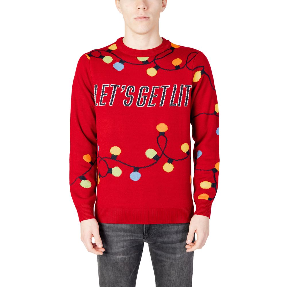 Red Marabou Sweatshirt