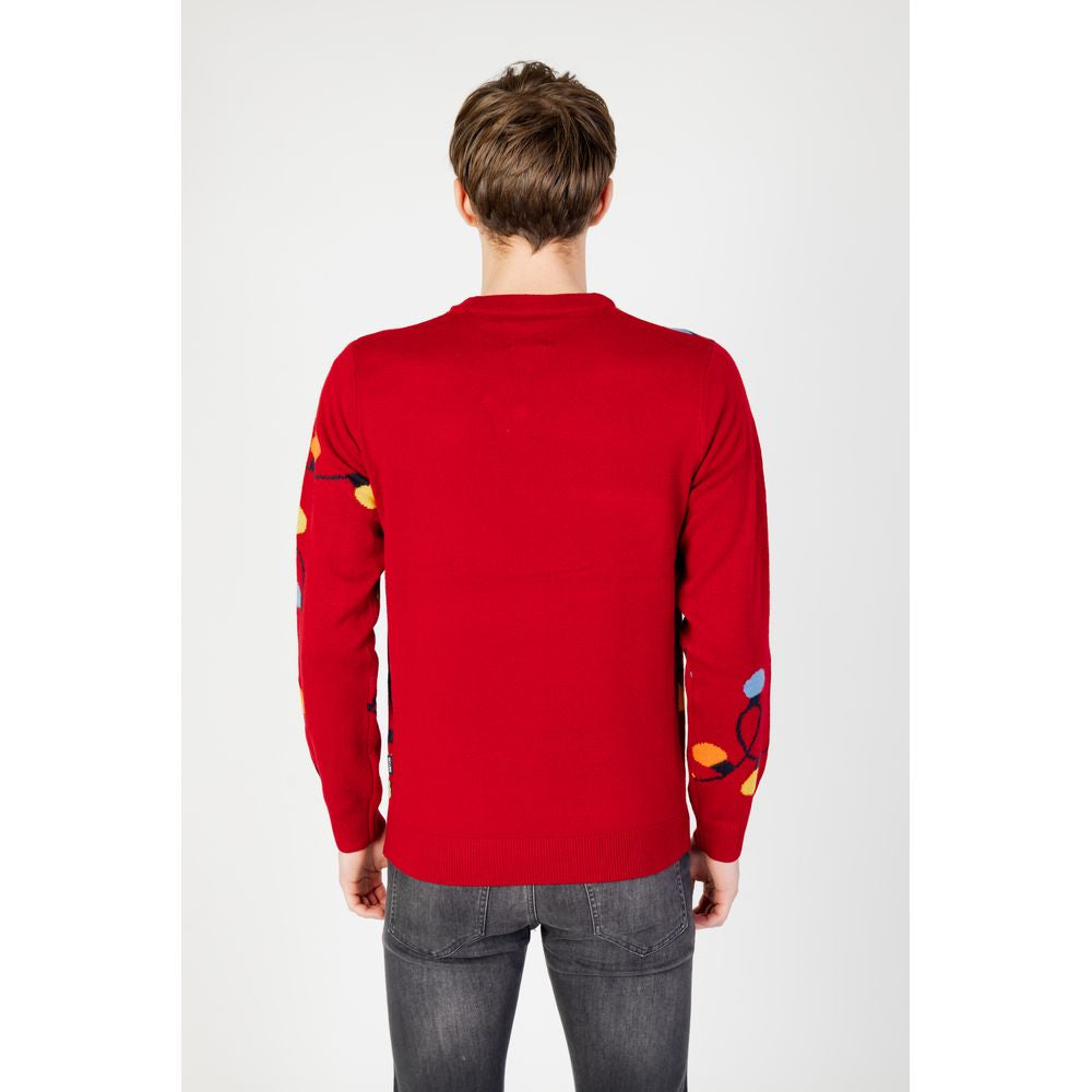 Red Marabou Sweatshirt