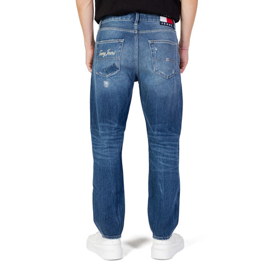 Blue Cotton Slim Fit Jeans
