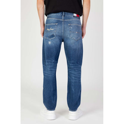 Blue Cotton Slim Fit Jeans